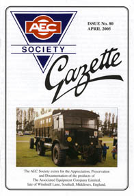 The AEC Society Gazette Issue No 80