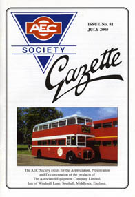 The AEC Society Gazette Issue No 81